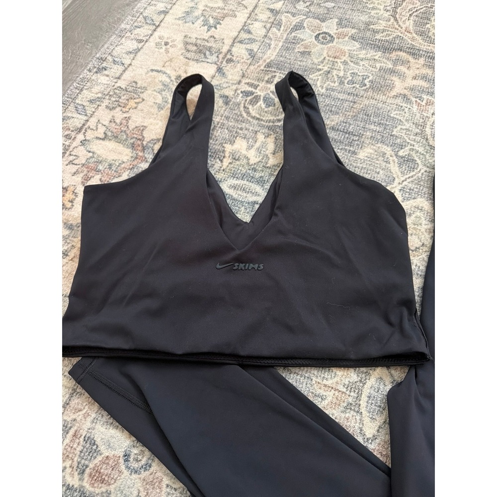 Nike Skims Black Onyx Dri-Fit Athletic Set - Picture 2 of 5